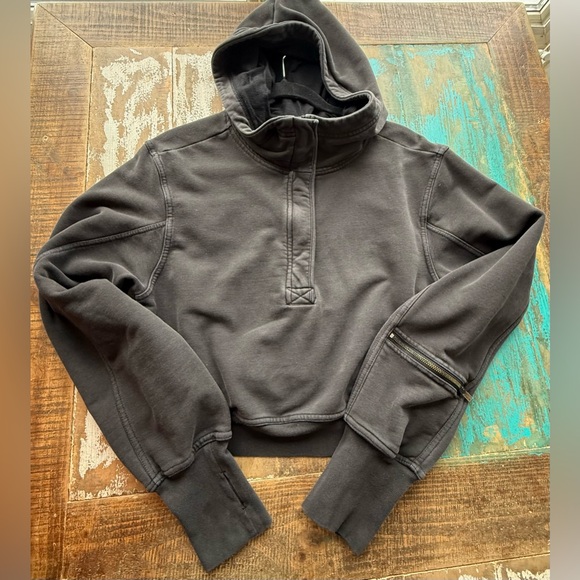 FP Movement by Free People Charcoal Pullover Hoodie - Picture 3 of 8